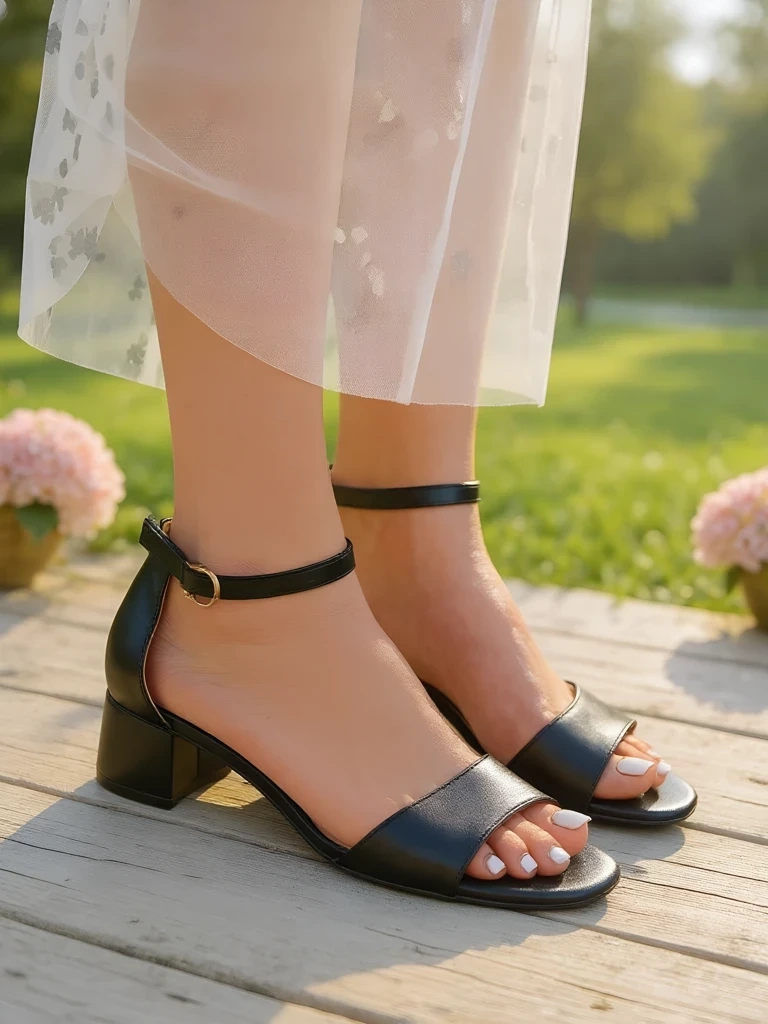 Resti Women&#039;s SoftHeels Low Heel Sandals