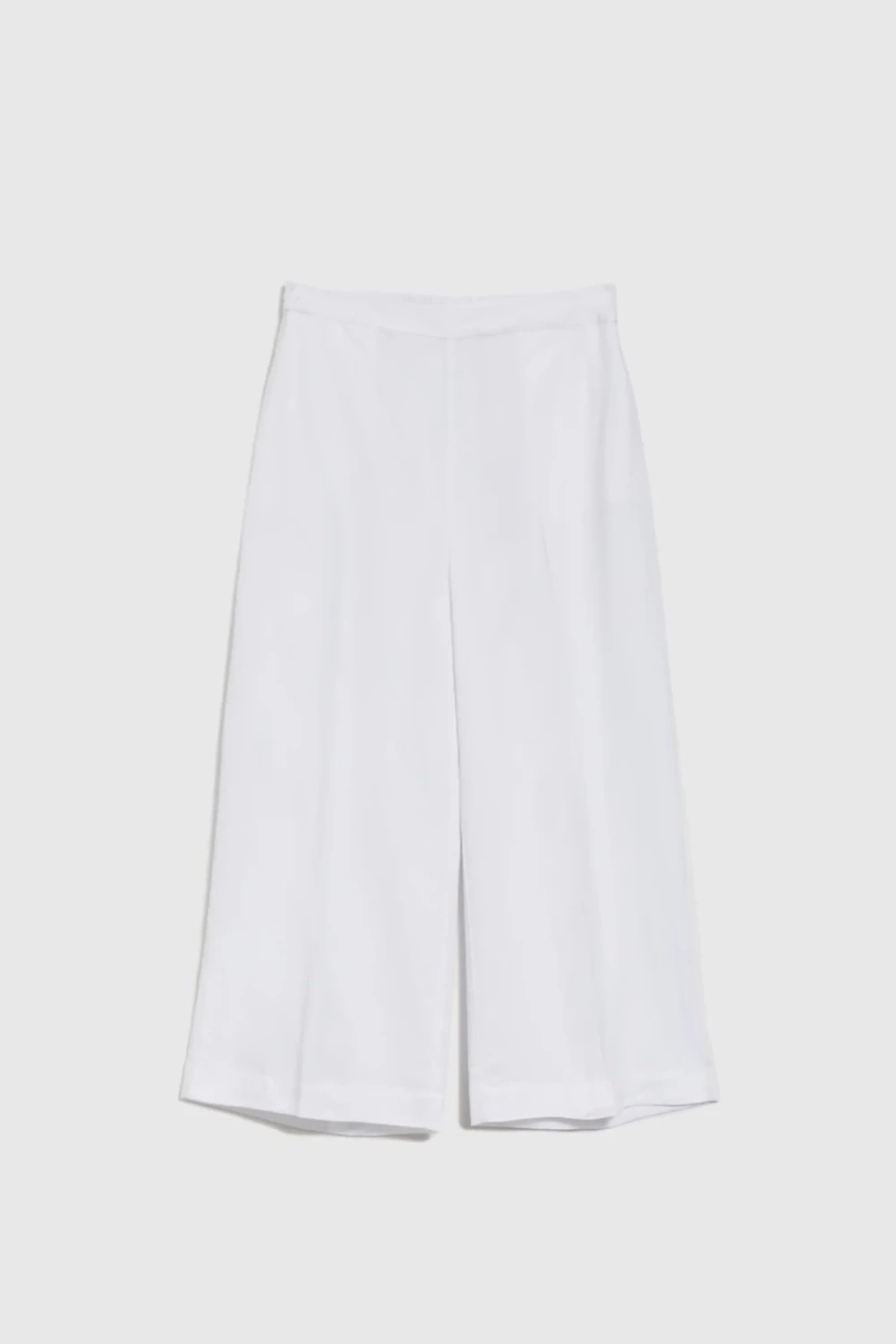 Marisse White Linen Culottes