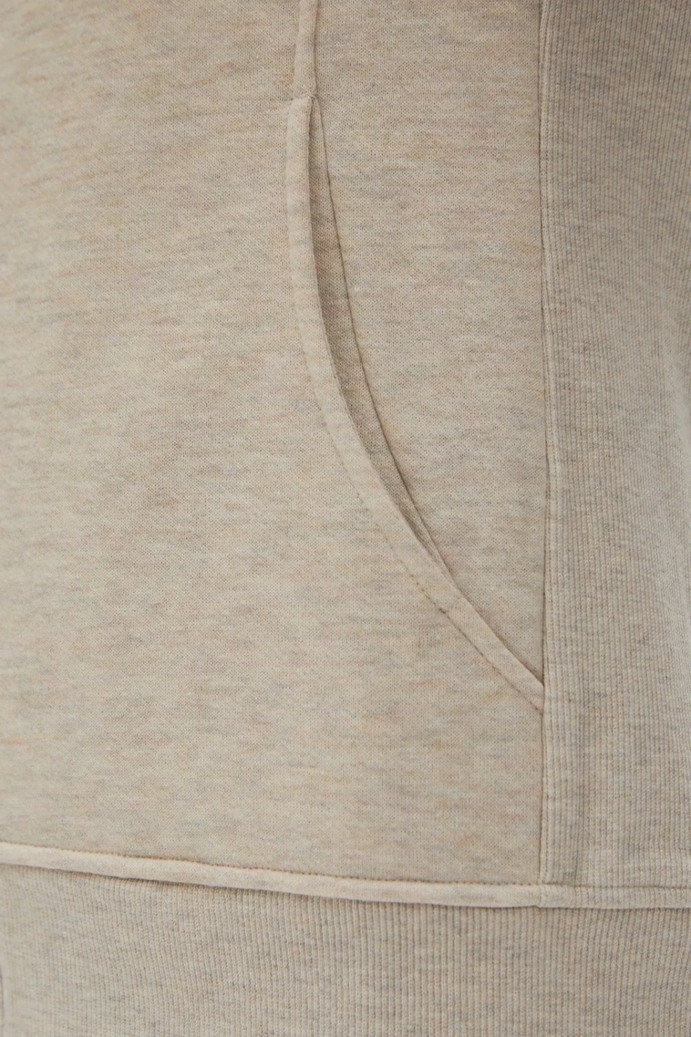 Marisse Women&#039;s Sweatshirt L-Bl-4611 L.Beige Mel