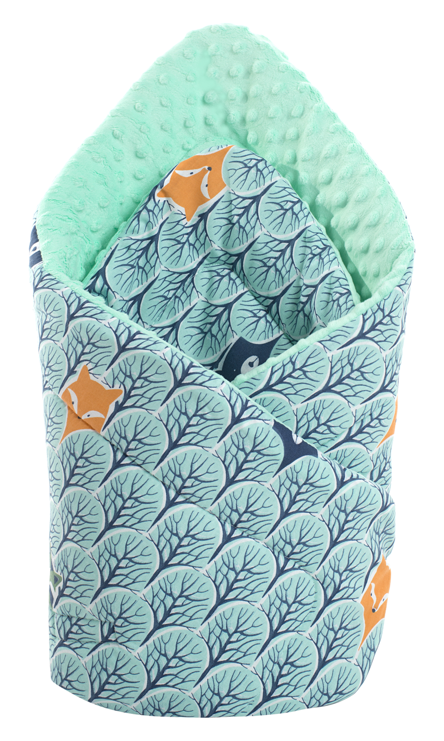 Medi Partners Double-Sided Baby Wrap Cotton + Minky