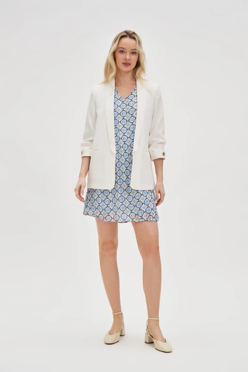 Marisse Women's Dress L-Su-4629 Blue