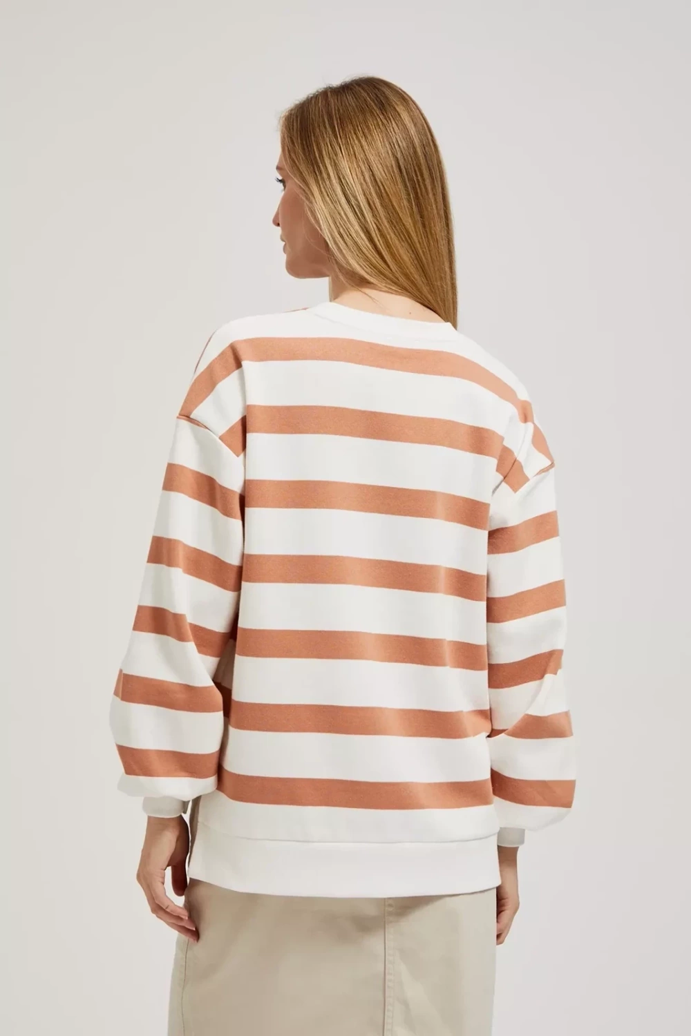 Marisse Women&#039;s Sweatshirt L-Bl-4313 L.Brown
