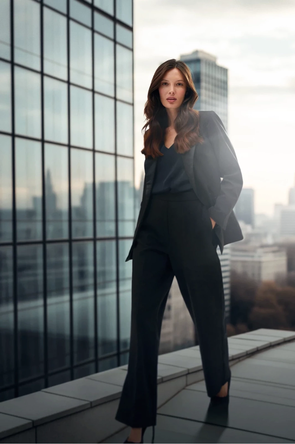 Marisse Women's Trousers Z-Sp-4514 Black