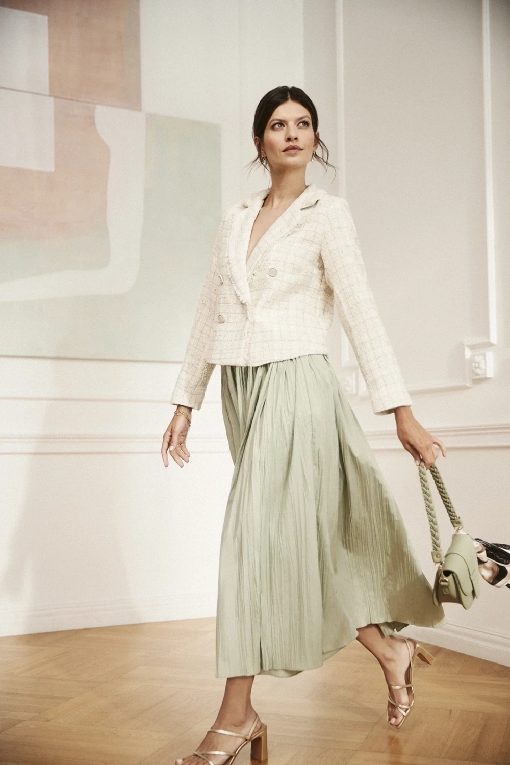 Marisse Women&#039;s Jacket L-Mr-4311 Off White