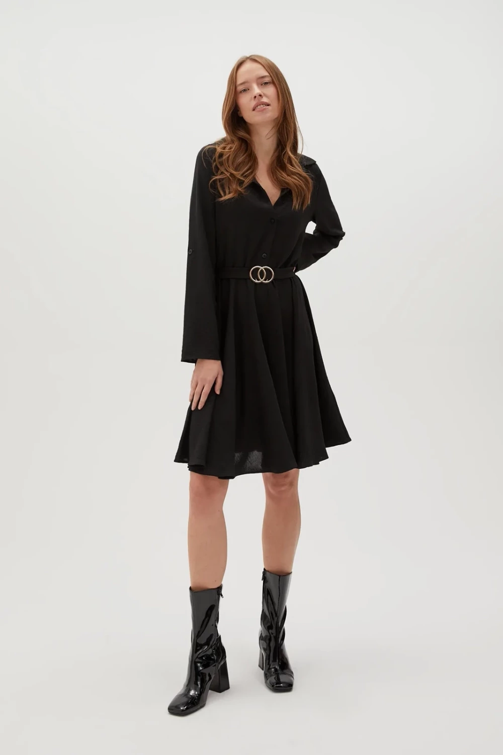 Marisse Women&#039;s Dress L-Su-4607 Black