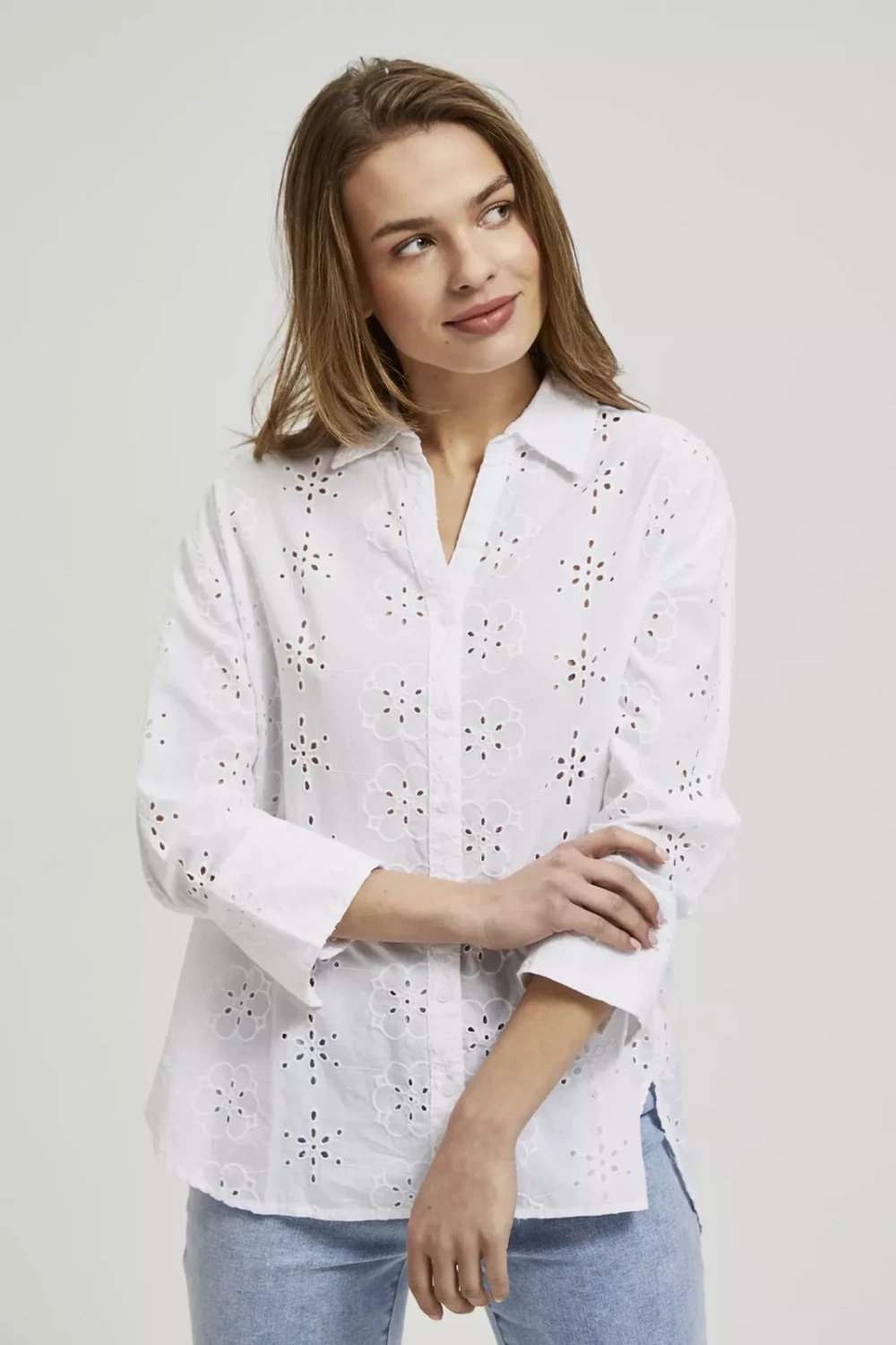 Marisse Women&#039;s Shirt L-Ko-4339 White