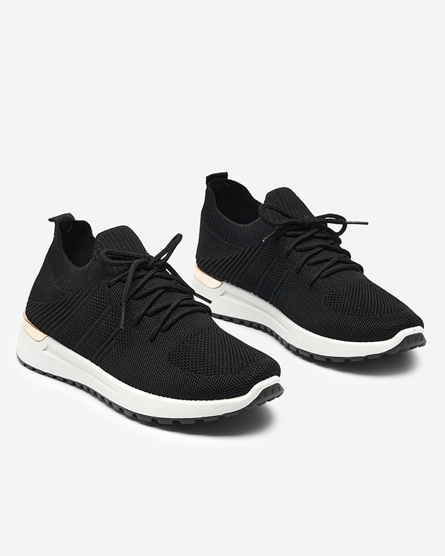 Resti Black woven sports shoes for women Ferroni - Footwear