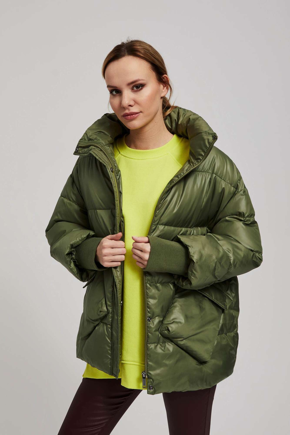Marisse Short Jacket With A Collar