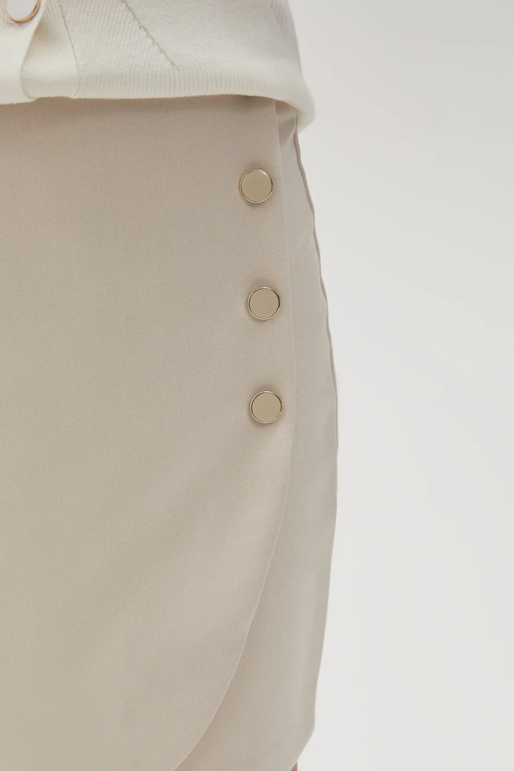 Marisse Women&#039;s Skirt L-Sc-4605 L.Beige