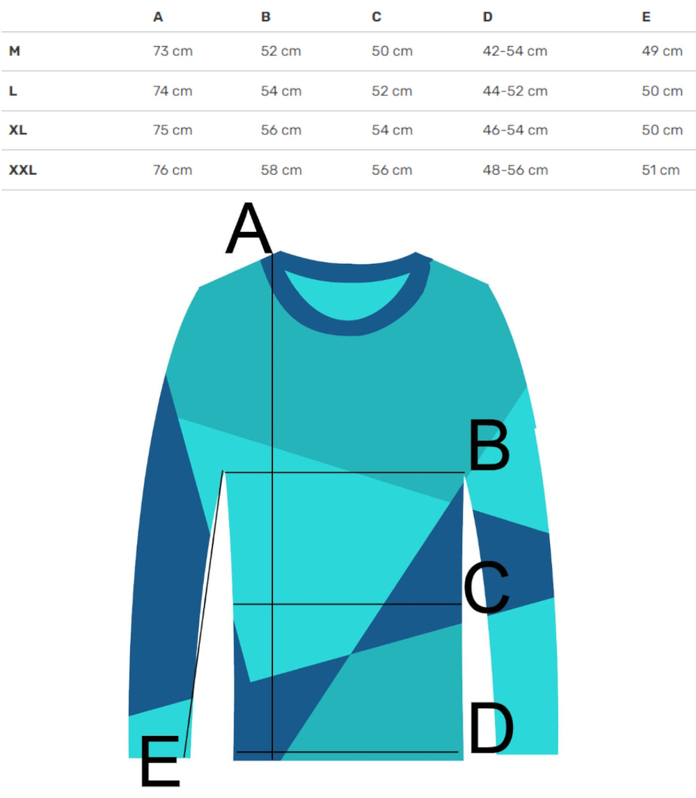 Pri Men's warm sweatshirt with ozodbone embroidery