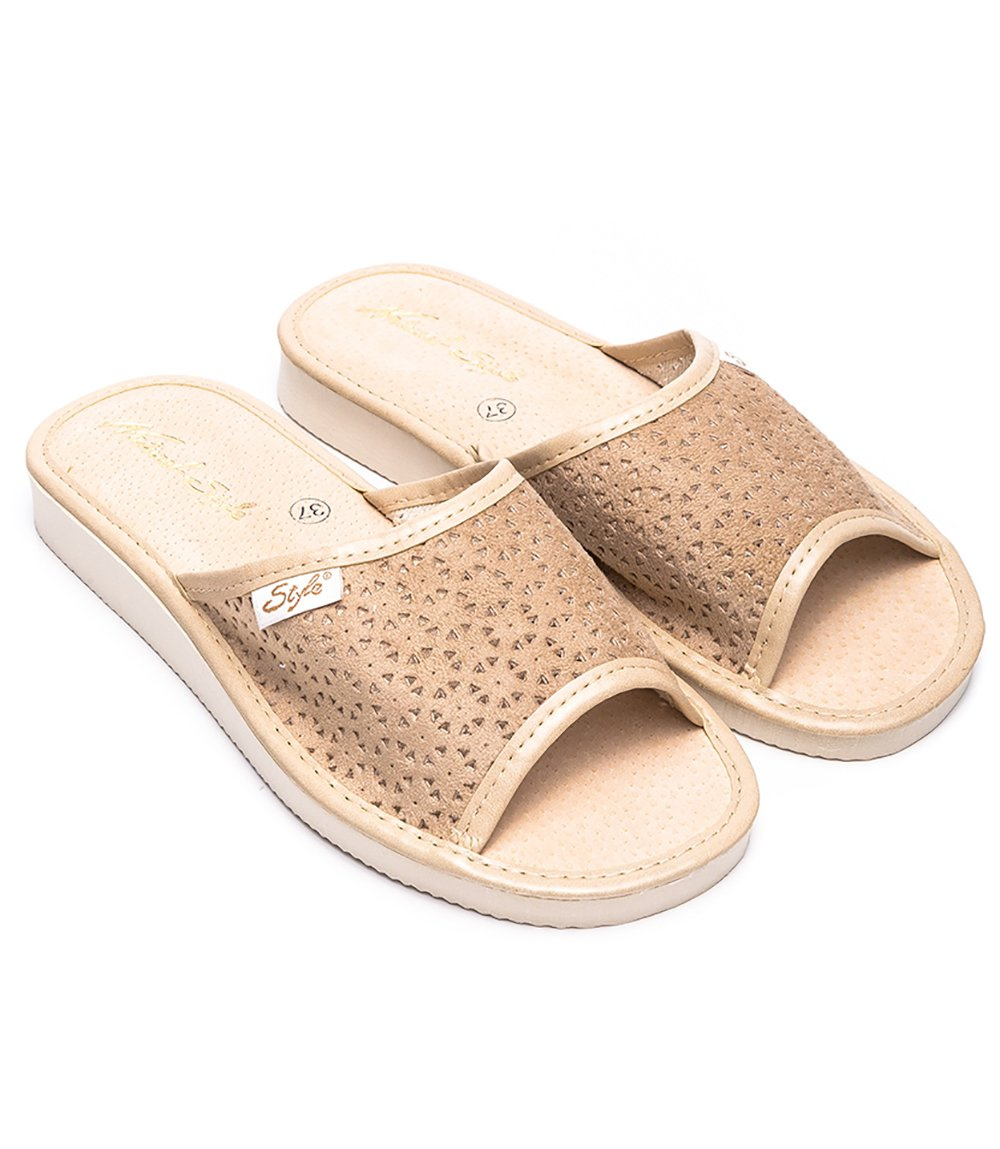 Dámske šľapky Natural Style NS-116 Béžové