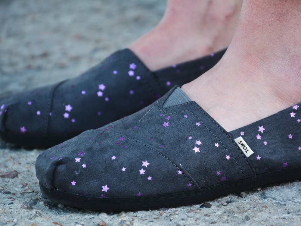 Toms Classic espadrilky - modrá/fialová