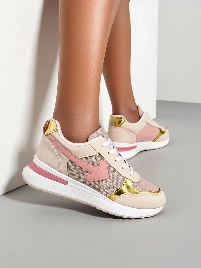 Resti Women&#039;s sporty sneakers with glitter Berilane
