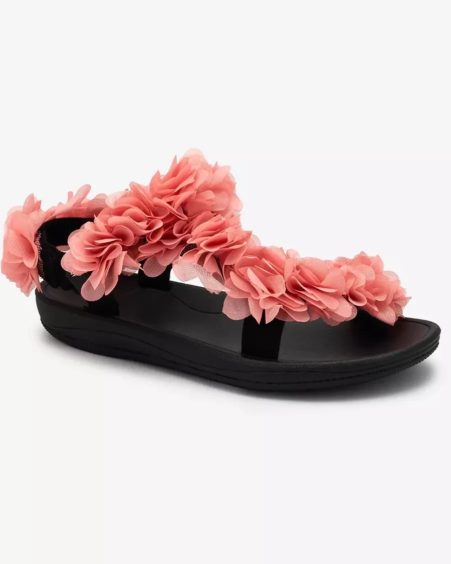 Resti Coral women&#039;s sandals with flowers Alferroy