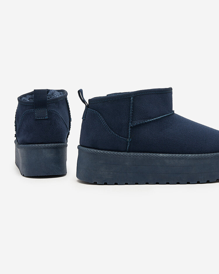 Resti Navy blue short women&#039;s boots a&#039;la snow boots Teritsi
