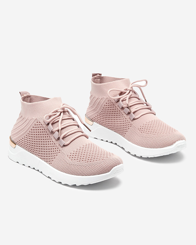 Resti Women&#039;s Pink Bamggy Fabric Sports Shoes - Footwear