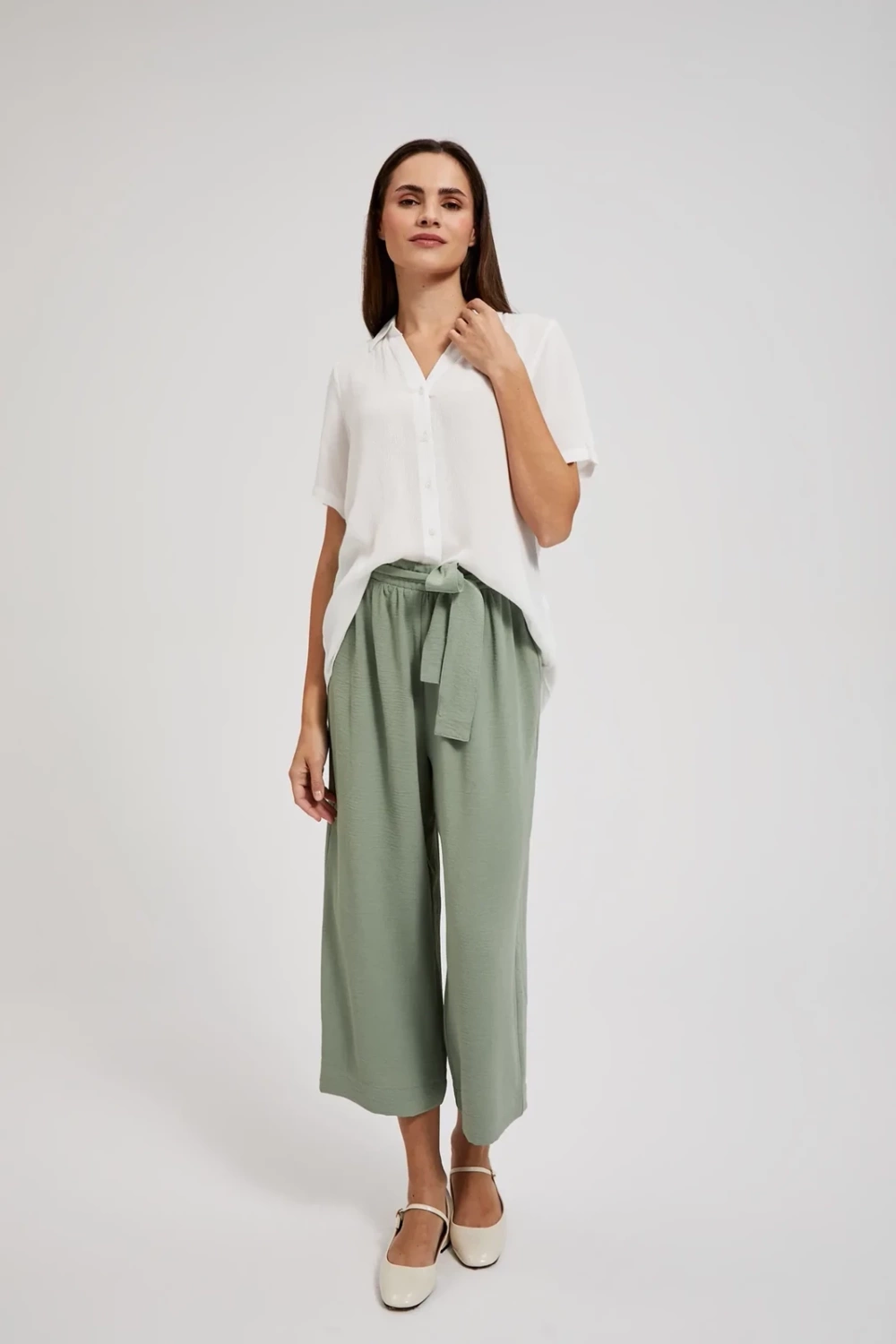 Marisse Women's Shirt L-Ko-4369 White