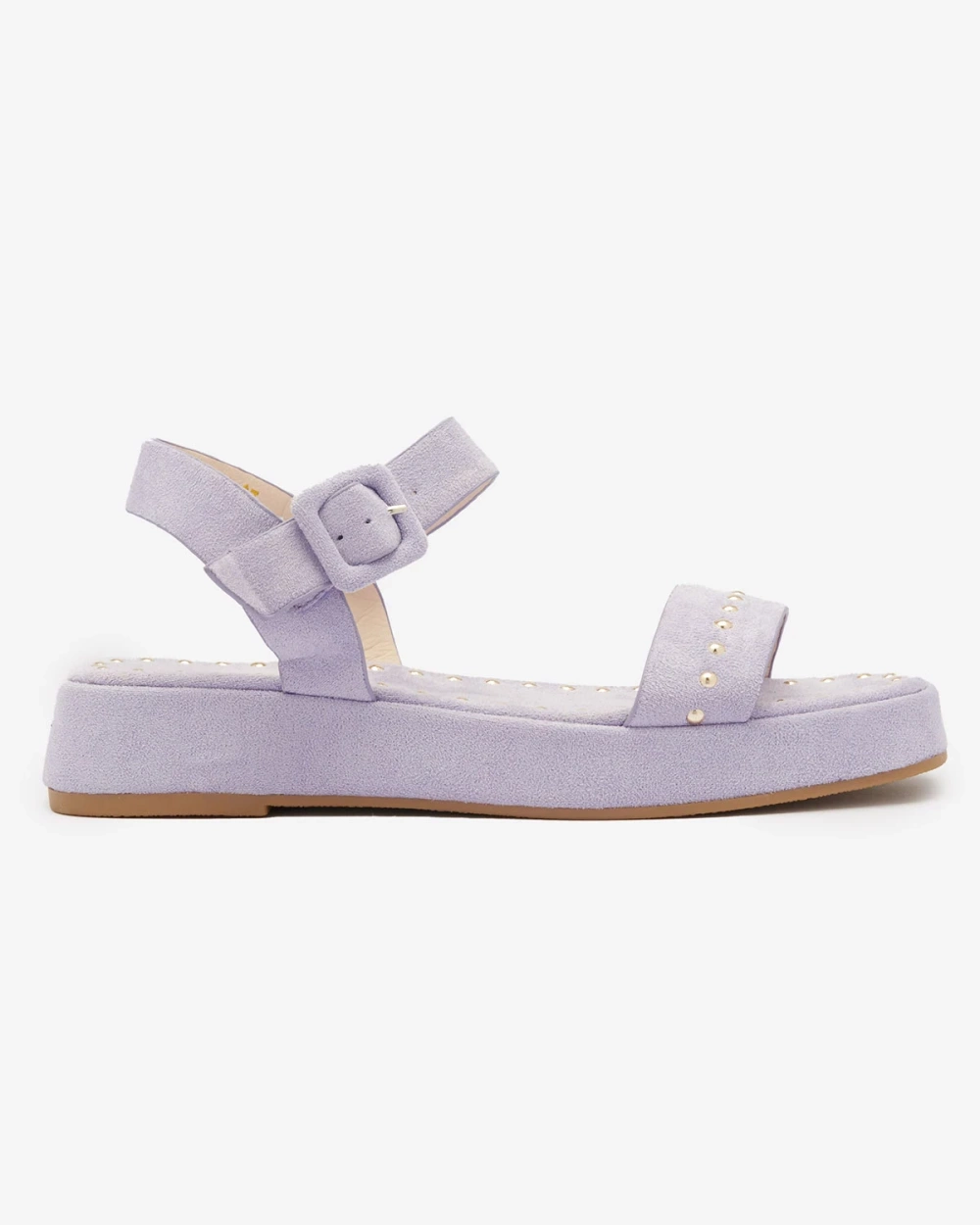Resti Purple women&#039;s sandals with rhinestones Franssia - Footwear