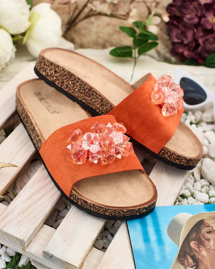 Resti Royalfashion Women's Villo rhinestone flip-flops