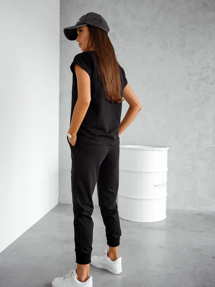 Resti Women&#039;s cotton casual set with short sleeves