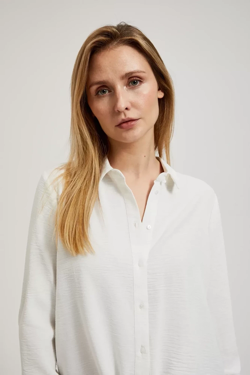 Marisse Women's Shirt L-Ko-4312 Off White