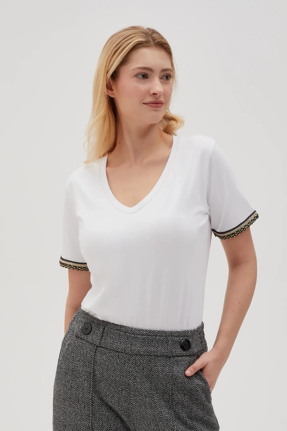 Marisse Women&#039;s Blouse Z-Ts-4540 White