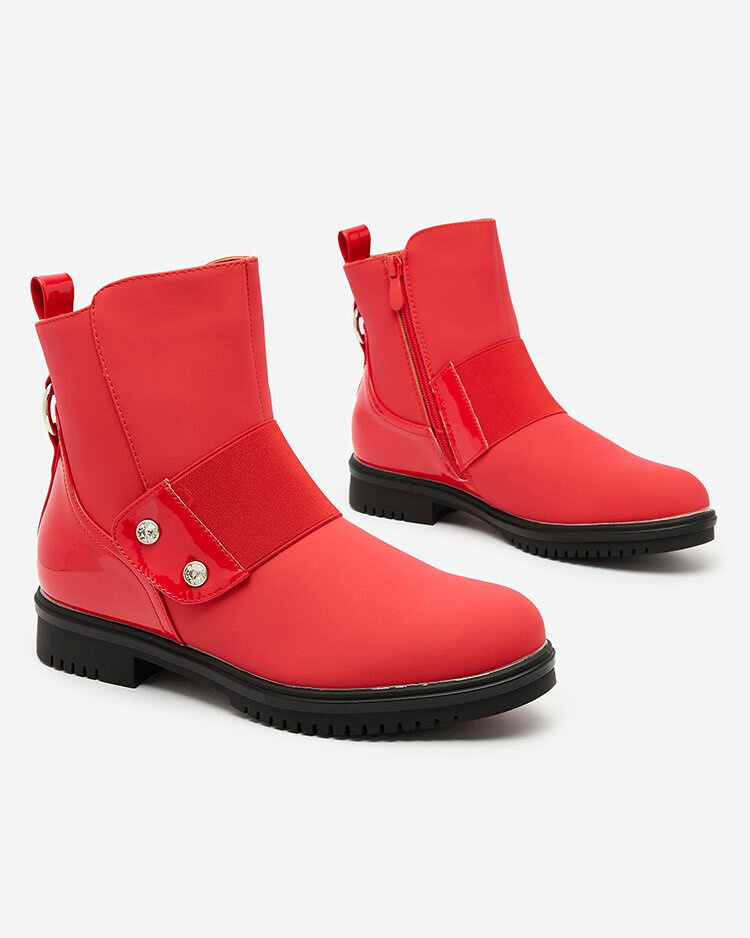 Resti Red matte women&#039;s boots Setipfa