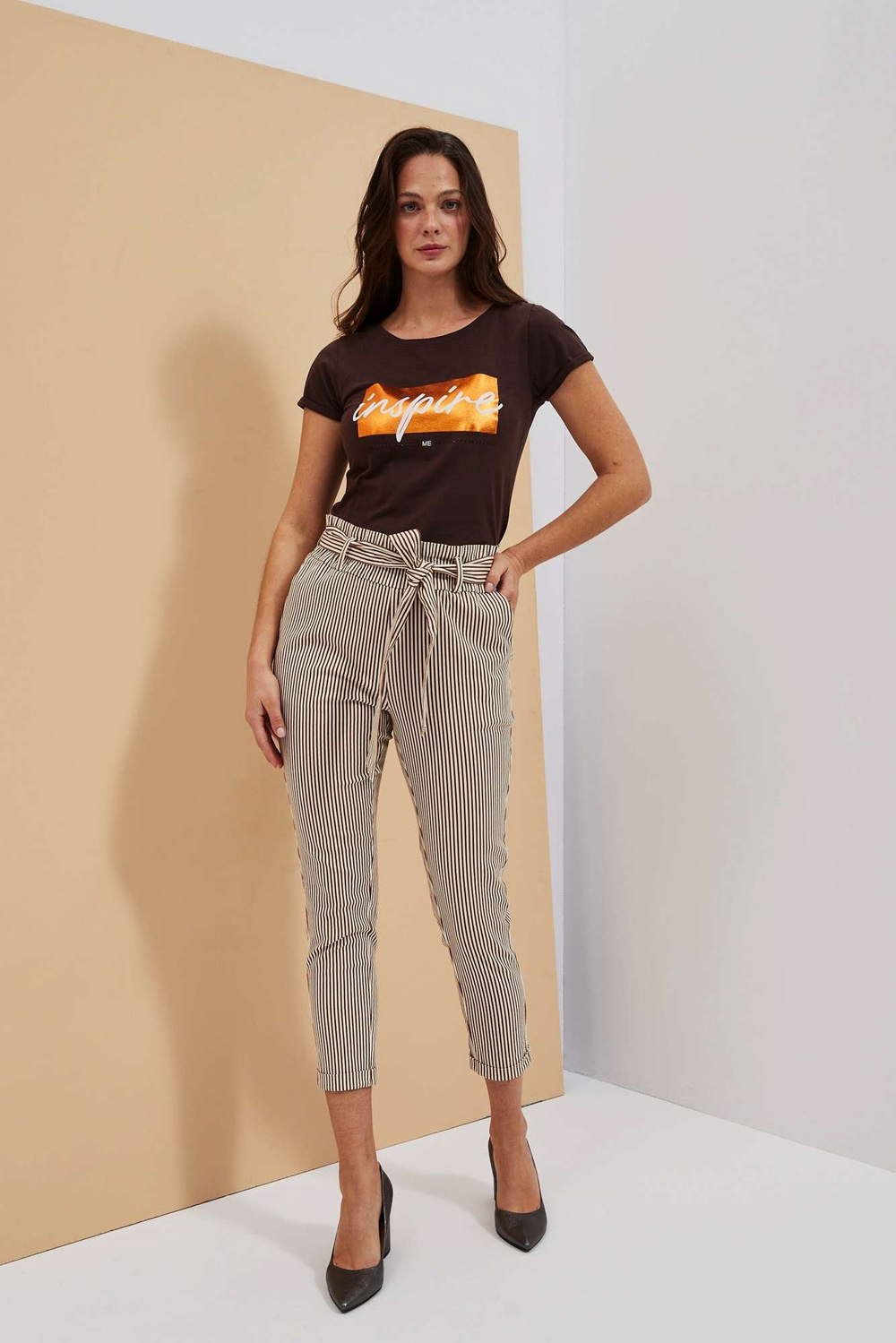 WOMEN'S T-SHIRT L-TS-4019 D.DUB