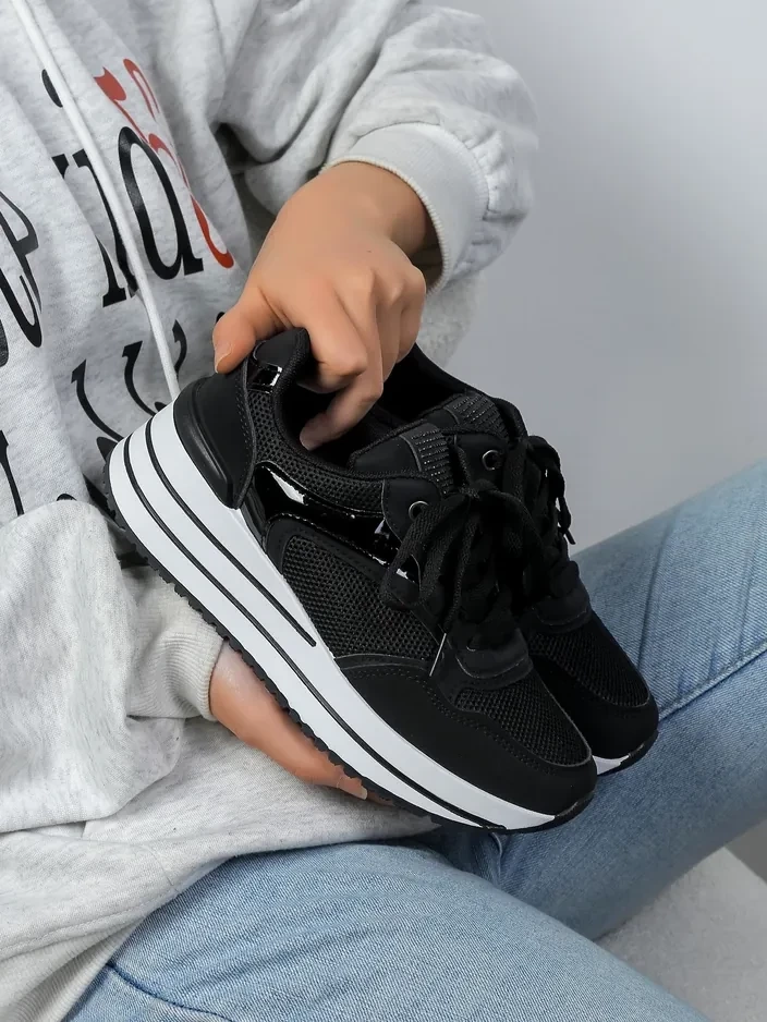 Resti Womens platform sports sneakers Revided