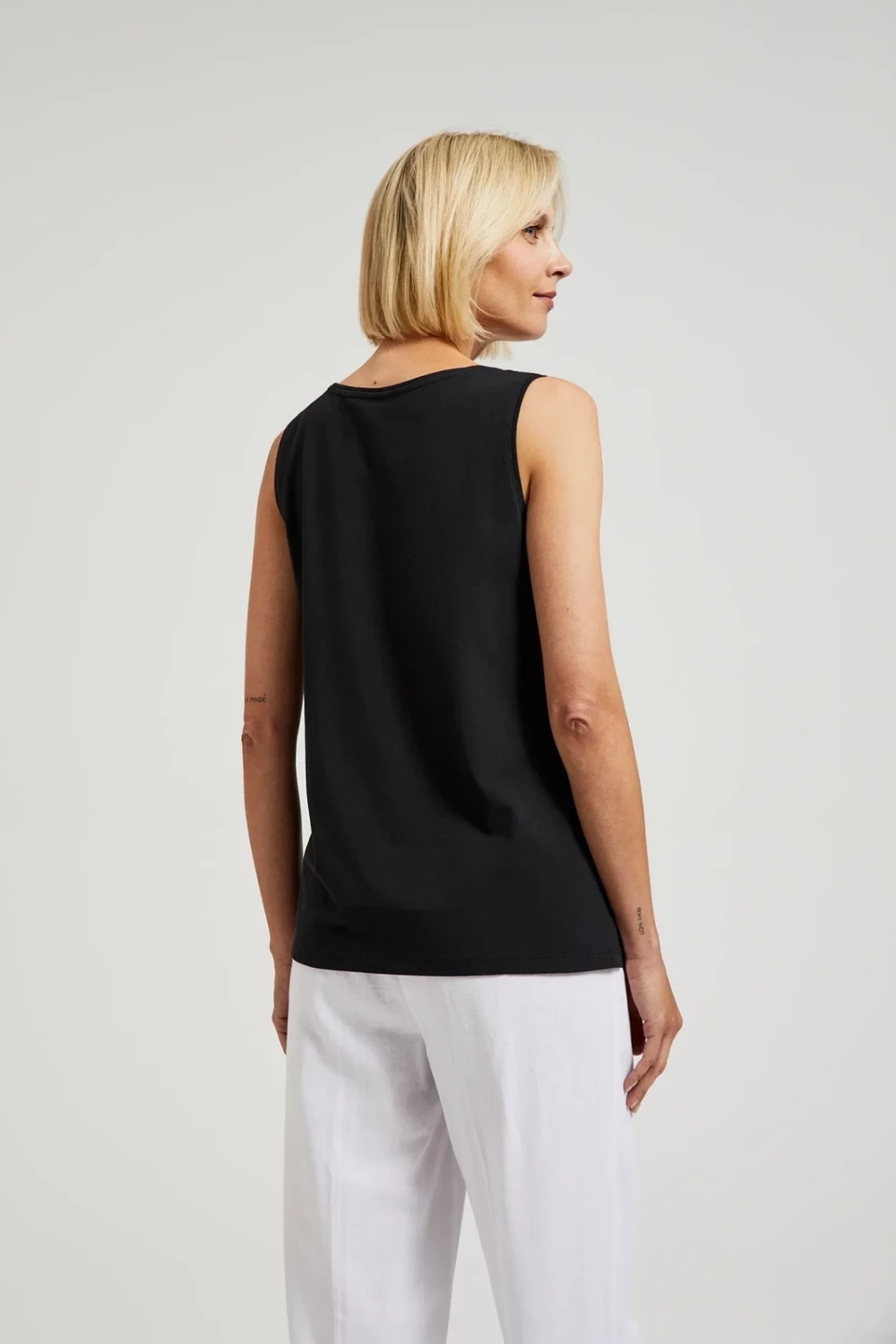 Marisse Women's Blouse L-Ts-4428 Black