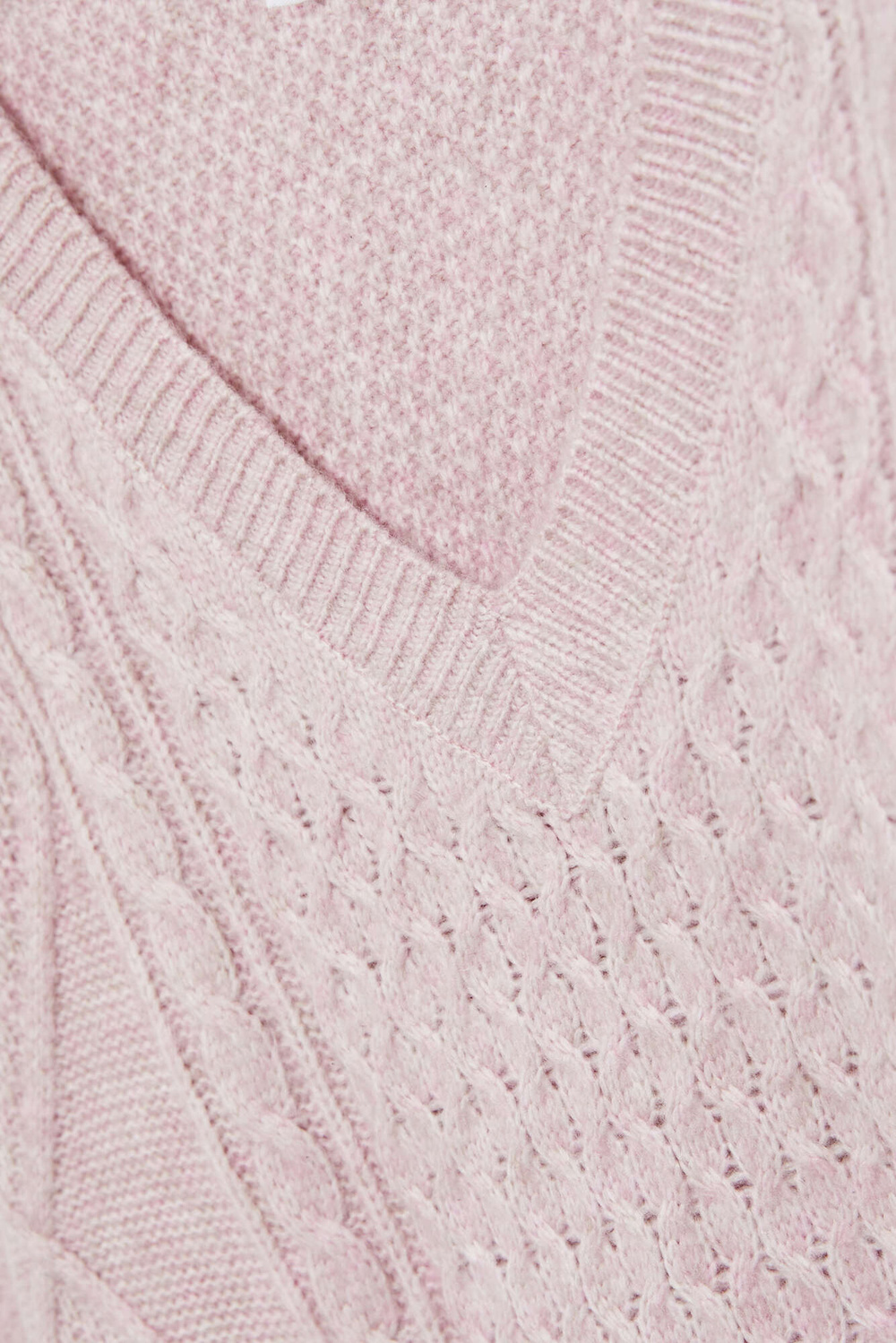 Marisse Pink V-Neck Sweater