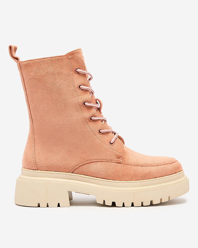 Resti Pink women&#039;s Cacava lace-up boots