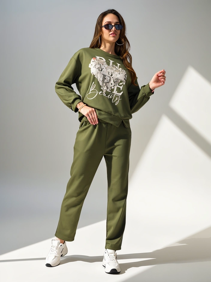 Resti Women's viscose set with print