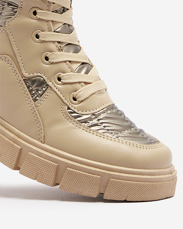 Resti Light brown women&#039;s uninsulated bagger boots Qertera- Footwear