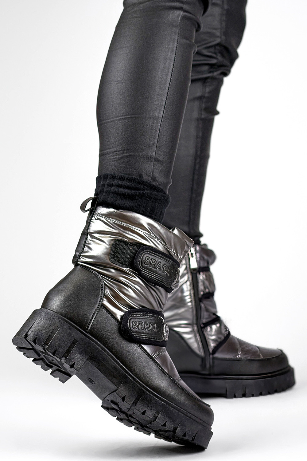 primohurt Ciepłe śniegowce damskie na rzep Laila