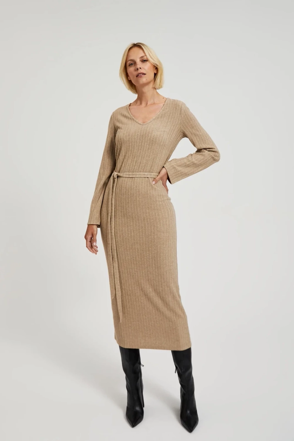 Marisse Women's Dress Z-Su-4513 Beige Mel