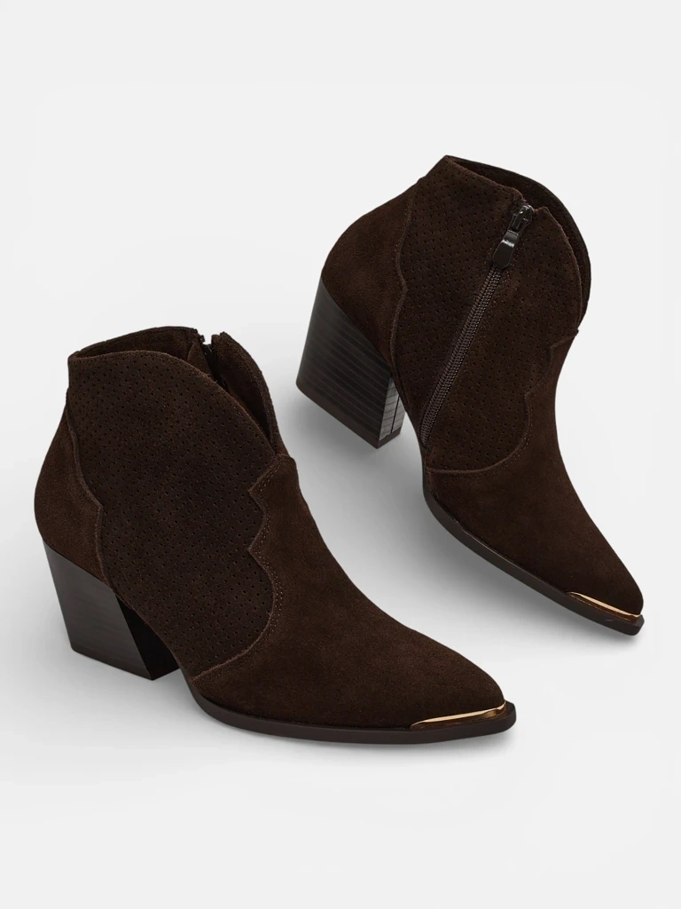 Dámske kovbojské čižmy Resti Eco Suede