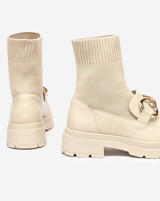 Resti Beige women&#039;s high-top Qenarisa shoes - Footwear