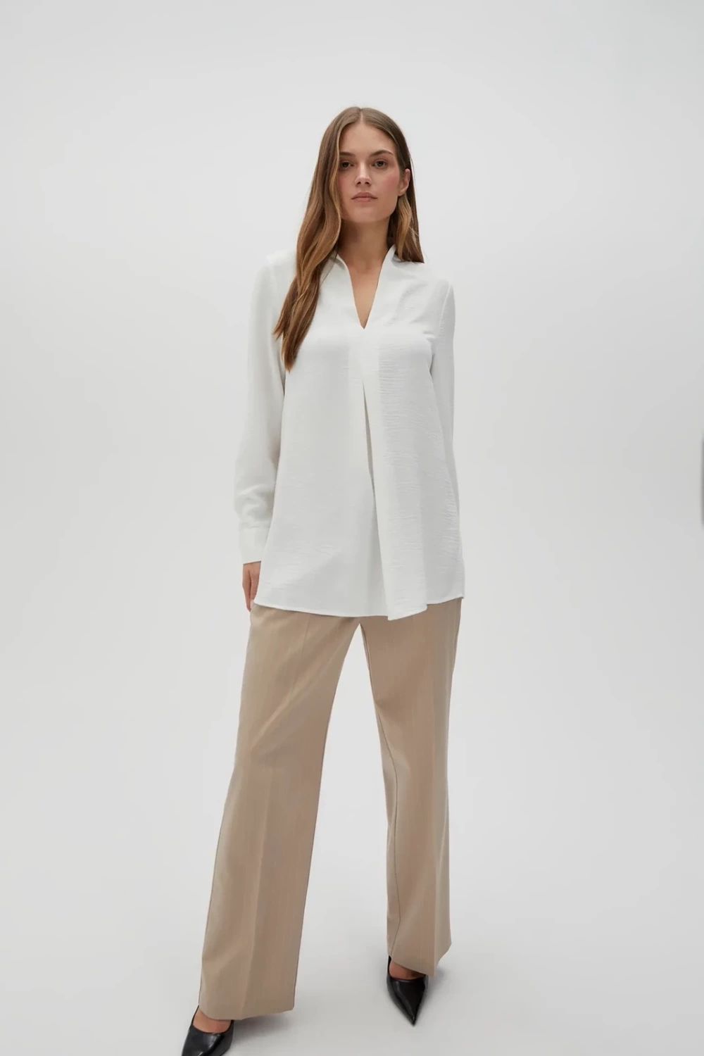 Marisse Women&#039;s Shirt L-Ko-4608 Off White