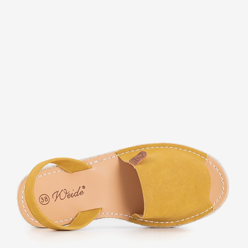 Resti Yellow women's platform sandals Zarelin - Footwear