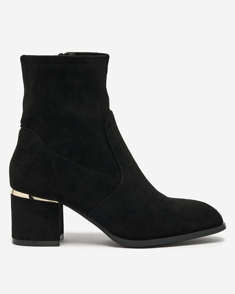 Resti Black women&#039;s low stiletto boots Rejerra