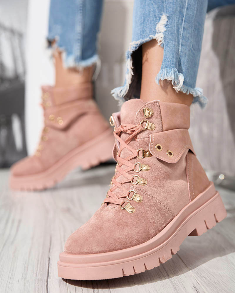 Resti Pink women&#039;s boots insulated trappers Boserra - Footwear