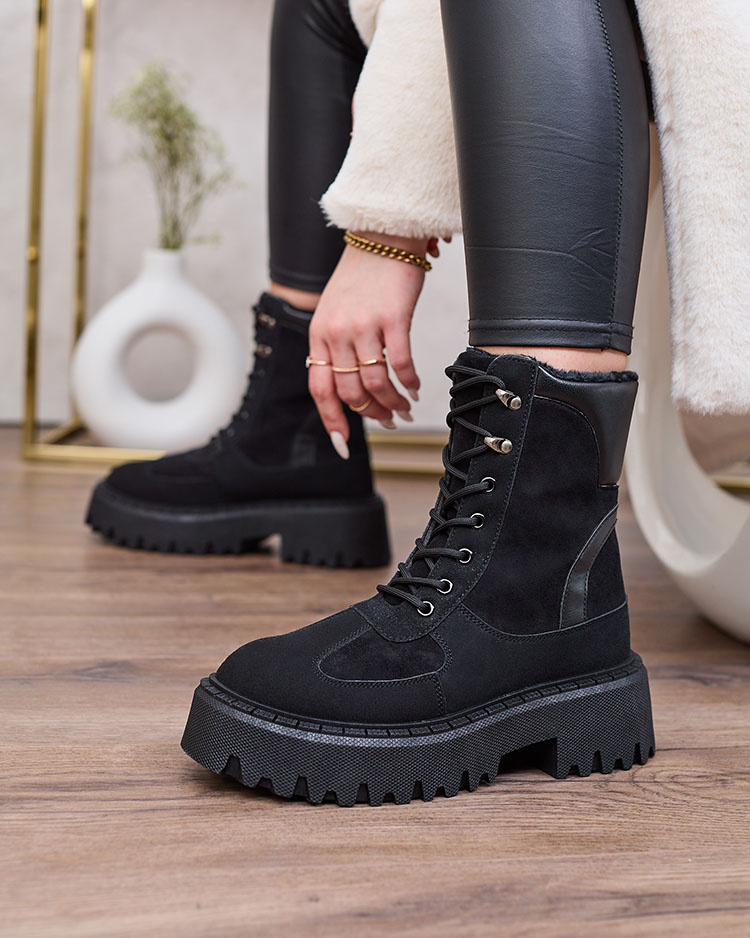 Resti Black women&#039;s Macnev lace-up boots