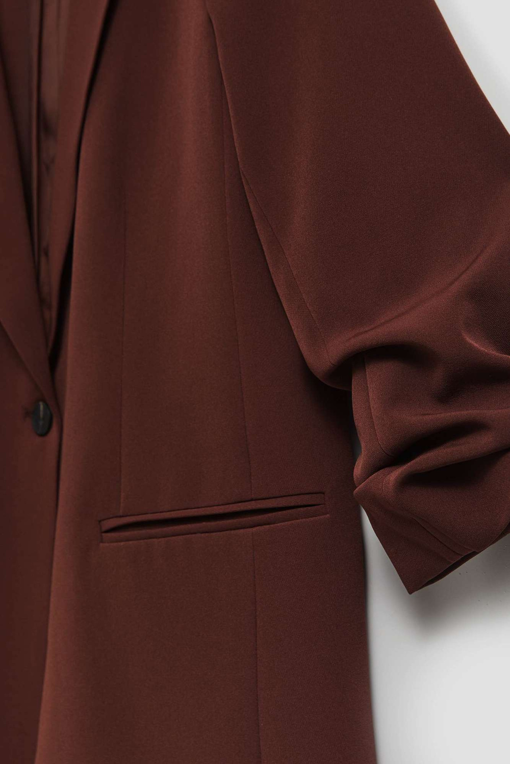 Marisse Single-Breasted Jacket With 3/4 Sleeves