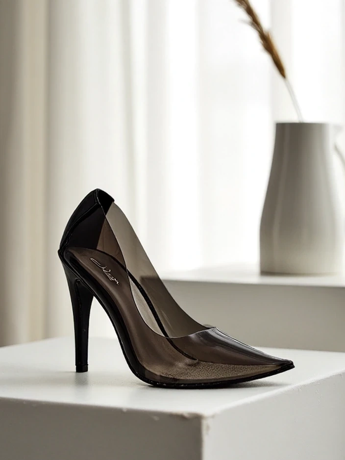 Resti Transparent women's stilettos Selqoa