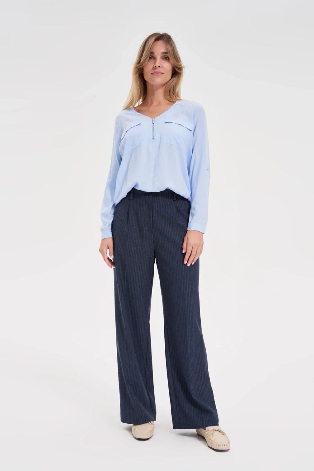Marisse WOMEN'S SHIRT Z-KO-4814 L.BLUE