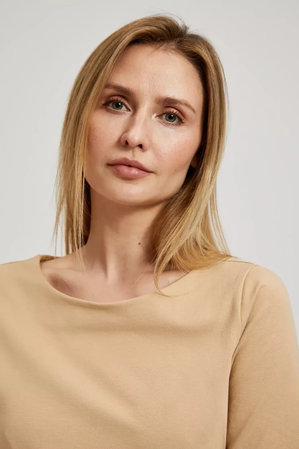 Marisse Women's Blouse L-Ts-4319 Beige