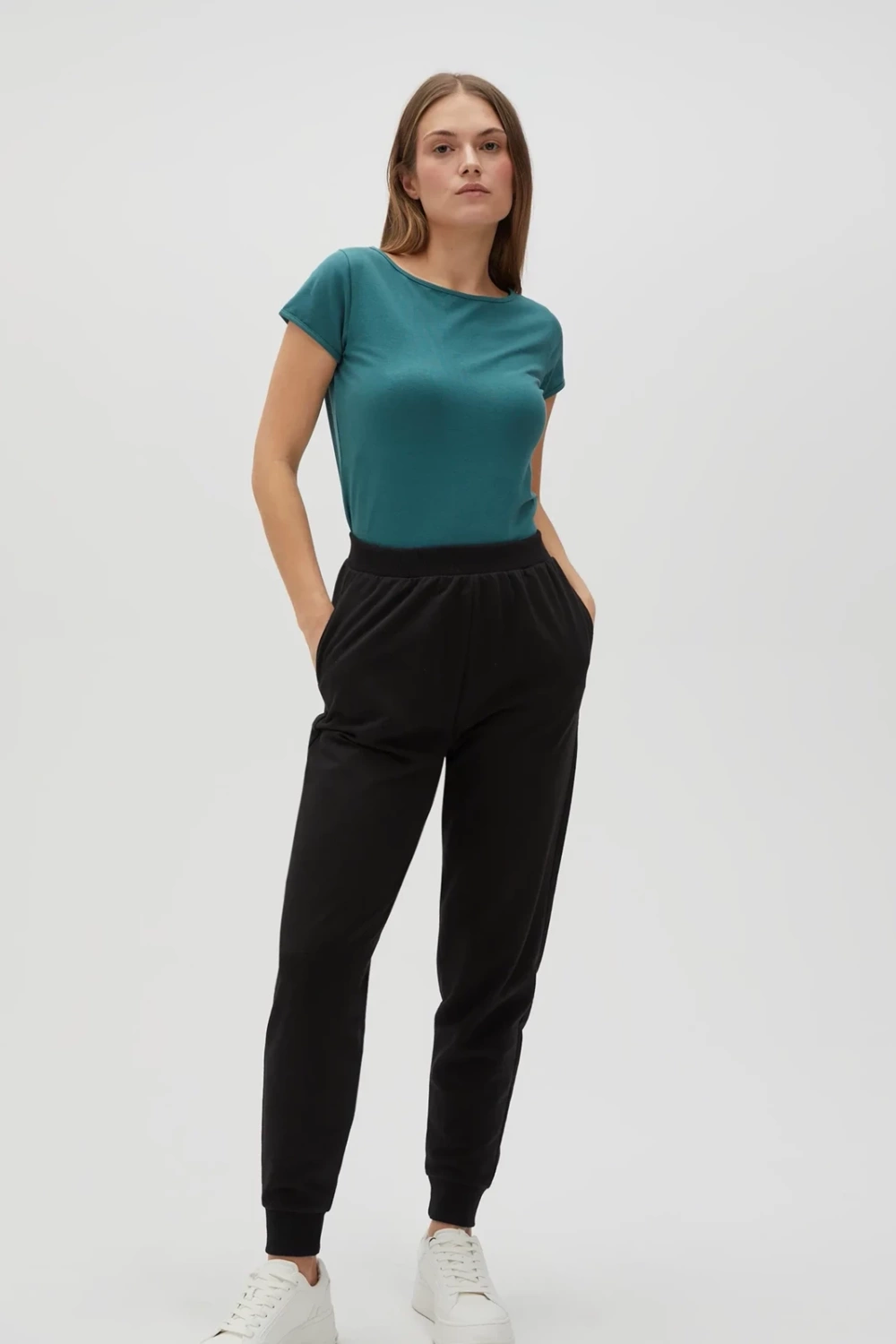 Marisse Women's T-Shirt L-Ts-4622 D.Green