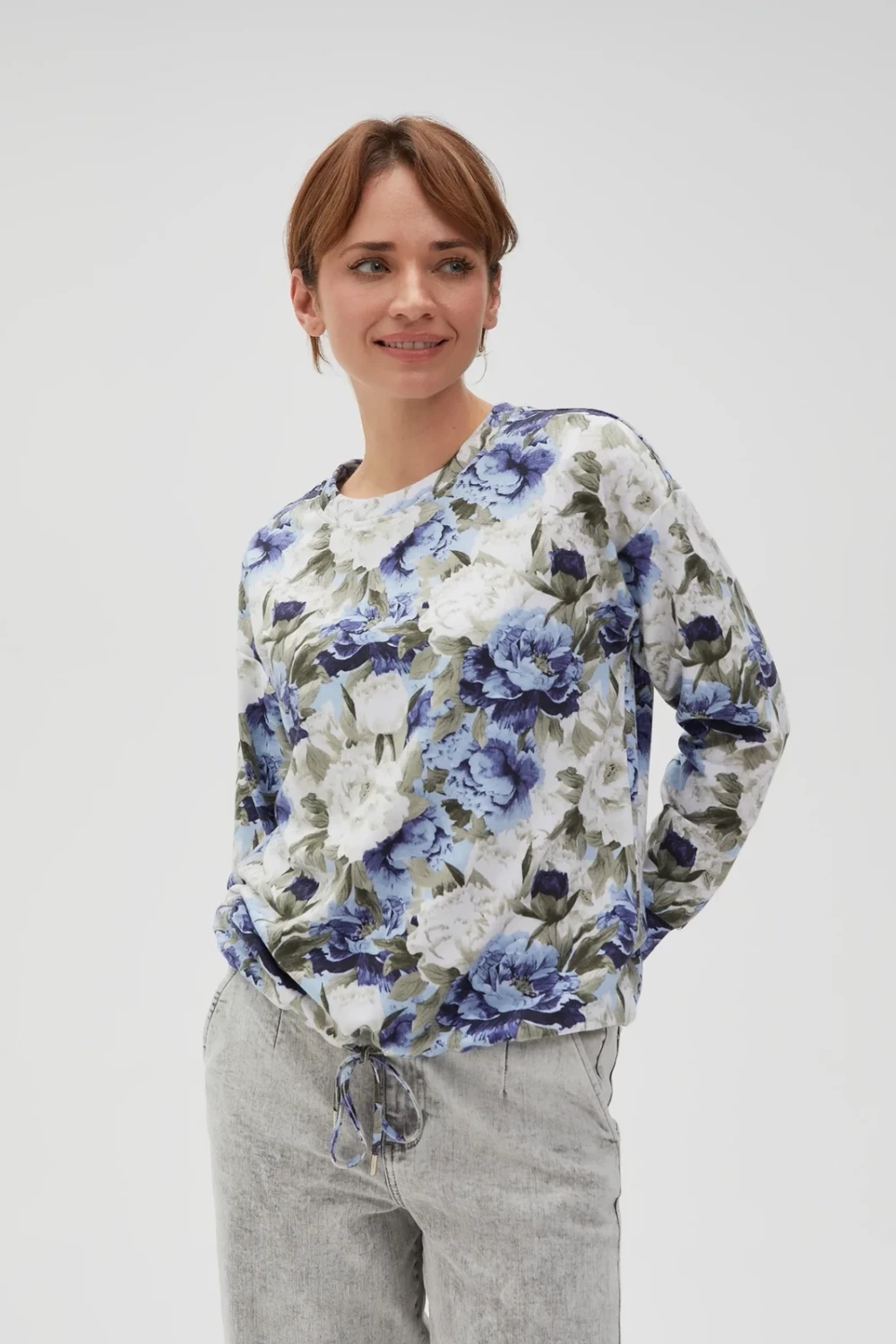 Marisse Women&#039;s Sweatshirt L-Bl-4606 Blue