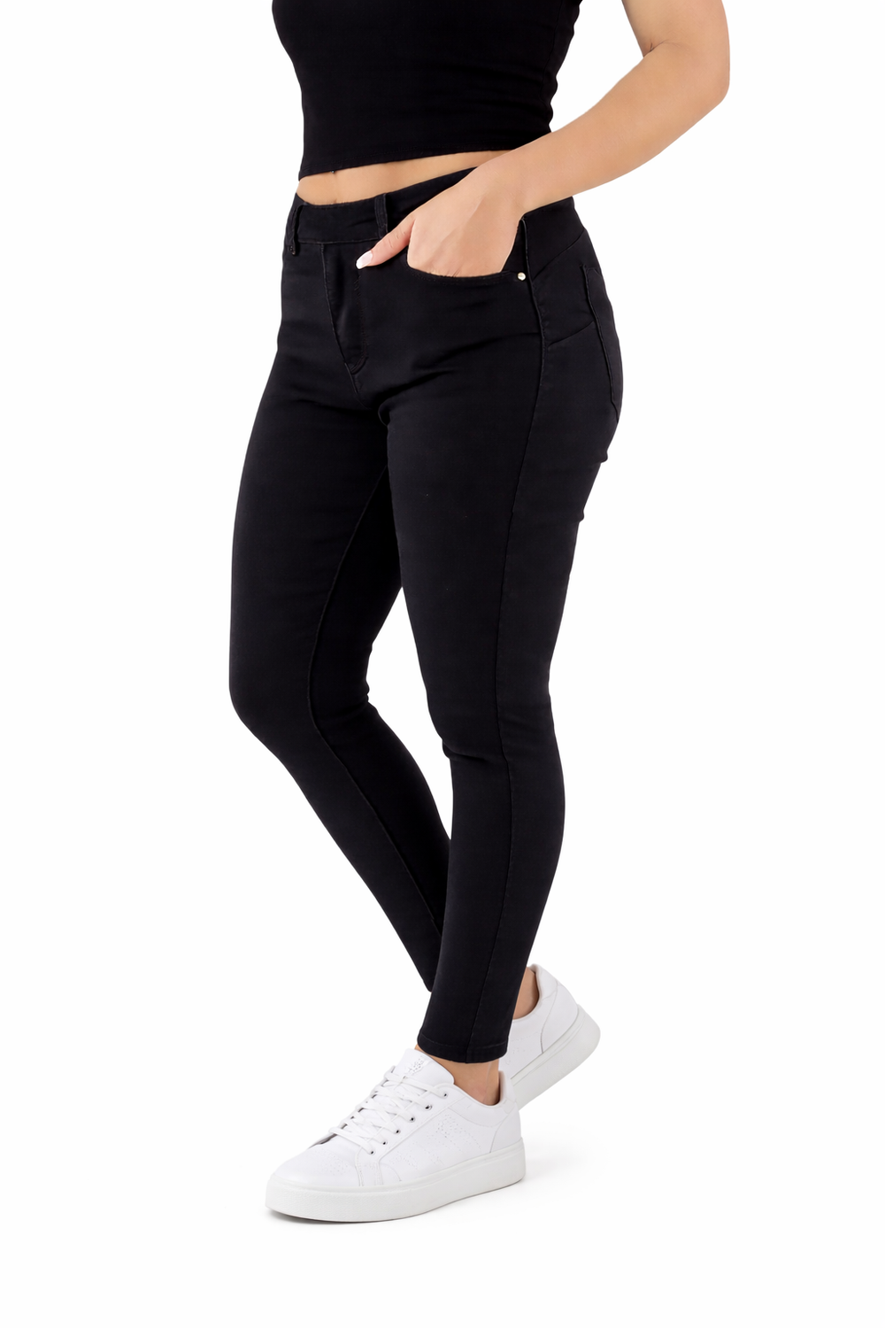 M.Sara - Дамски тесни дънки с висока талия и повдигащ механизъм